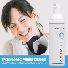 V-White Foam Teeth Whitening Toothpaste 60 ml - Organic Toothpaste Fluoride Free, Alcohol Free, pH Balanced - Deep Cleansing, Stain Removal, Travel Friendly, for Adults & Kids (1 Pack)