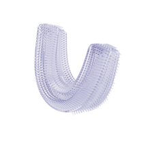 V-White U-Shaped Replacement Head for Ultrasonic Toothbrush — Food Grade Silicone Head with Bristles to Clean Between Teeth — Mouthpiece for Oral Hygiene and Preventive Care — Adult (1-Pack)